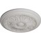 Ekena Millwork Vienna Ceiling Medallion (Fits Canopies up to 3 1/4"), 16 7/8"OD x 5/8"P, Ultra Pure White CM17VIUWF - alternate 2